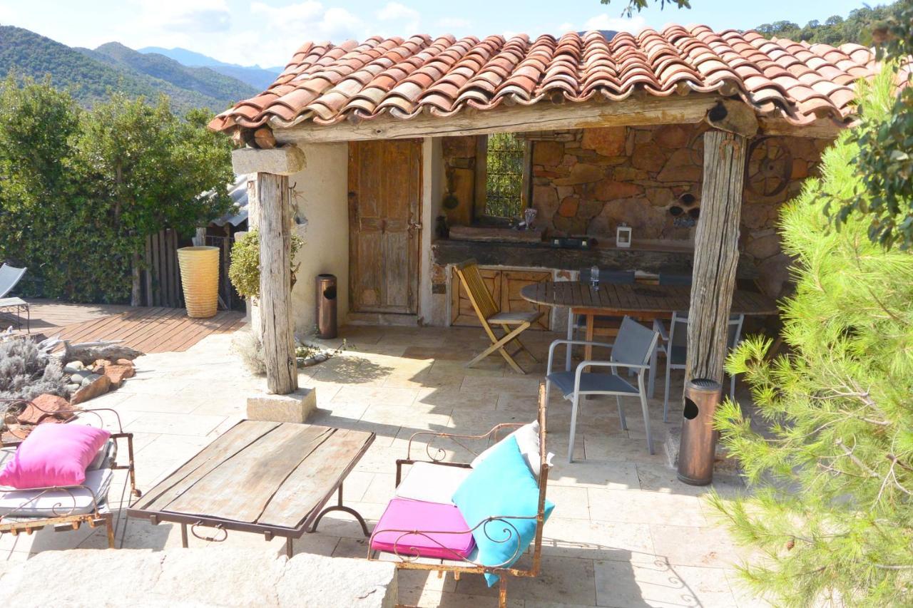 Villa Carole Piscine Privee Spa Fautea Zonza Buitenkant foto